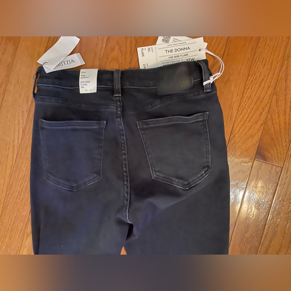 Denim Forum Black Flare Jeans - Picture 7 of 9